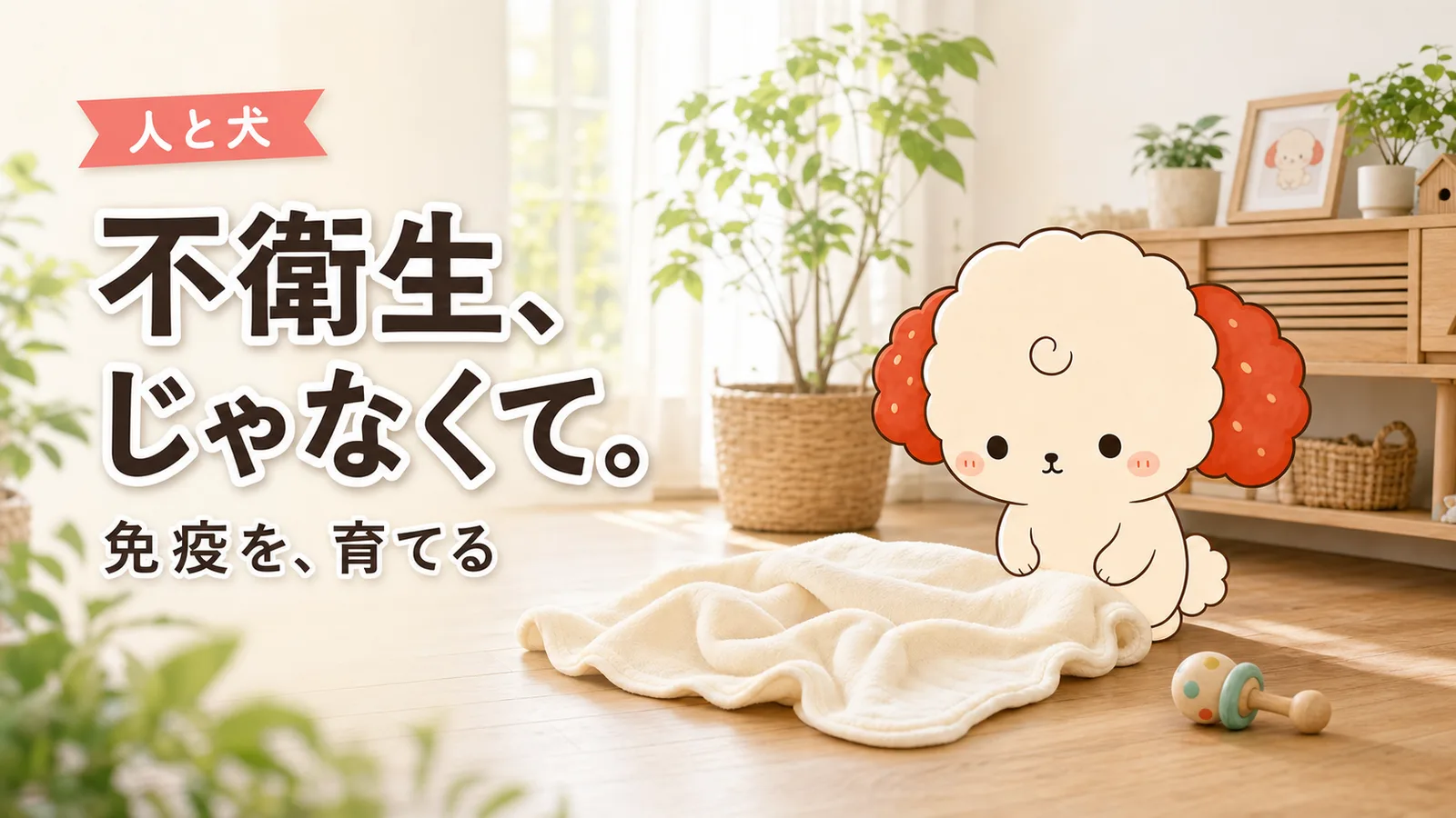 「赤ちゃんに犬は不衛生」じゃなかった。免疫を育てる愛犬の力