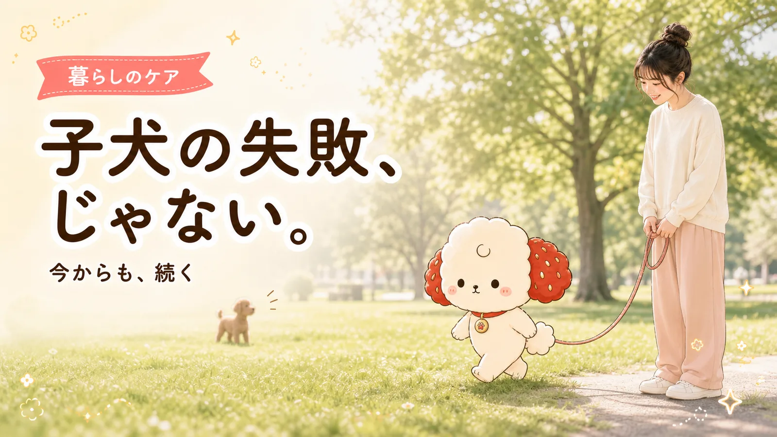 「うちの子の人見知り、子犬時代の失敗」じゃなかった。愛犬の社会化の話